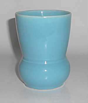 Vernon Kilns Pottery Early California Turquoise Tumbler