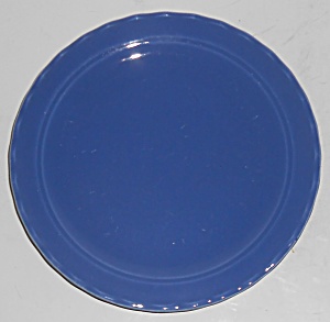 Vernon Kilns Pottery Coronado Cobalt Bread Plate
