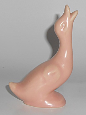 Vintage Caliente Pottery Pink Duck Figurine