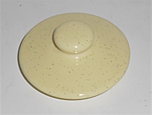Bauer Pottery Mission Moderne Yellow Speckle Sugar Lid