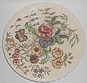 Vernon Kilns Pottery May Flower Chop Plate