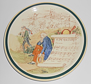 Vernon Kilns Pottery Le Pre Clercs Opera Plate
