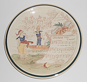 Vernon Kilns Pottery Guillaume Tell Opera Plate