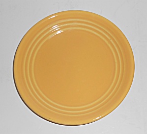 Bauer Pottery Ring Ware 3rd Period Yellow Bread Plate