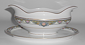 Eamag Porcelain China Bavaria Eam16 Yellow Band Pink Ro