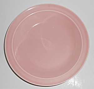 T S & T Lu-ray Pastels Pottery Pink Rimmed Soup Bowl #2