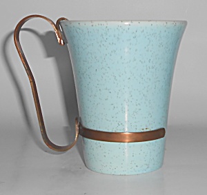 Bauer Pottery Monterey Moderne Blue Speckle Tumbler W/c