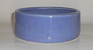 Vintage Alamo Pottery Blue Dog Bowl