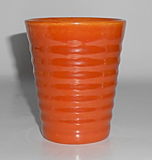 Bauer Pottery Ring Ware 6 Oz Orange Tumbler
