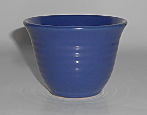 Vintage Bauer Pottery Ring Ware Cobalt Custard Cup