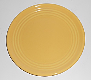 Bauer Pottery Ring Ware 3rd Period Yellow Salad Plate