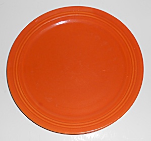 Bauer Pottery El Chico Orange Dinner Plate Very Rare