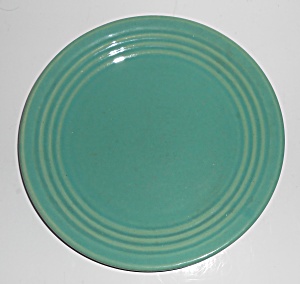 Vintage Bauer Pottery Ring Ware Jade 9.5&quot; Plate
