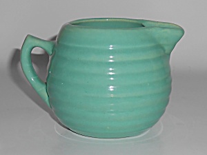 Vintage Bauer Pottery Ring Ware Jade Creamer