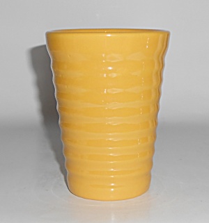Vintage Bauer Pottery Ring Ware 12 Oz Yellow Tumbler