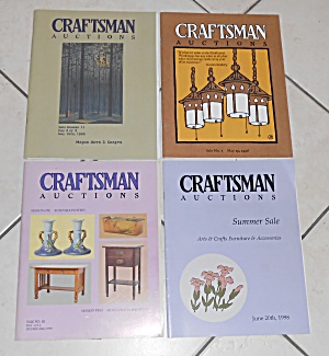 Set/4 Craftsman Antiques Auction Catalogues