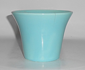 Vintage Bauer Pottery 4'' Spanish Turquoise Flower Pot