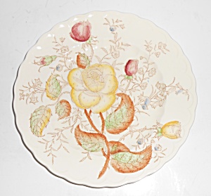 Vernon Kilns Pottery Vernon Rose Salad Plate