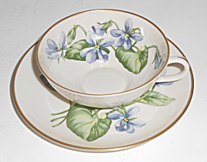 Franciscan Pottery China Olympic Cup & Saucer Set