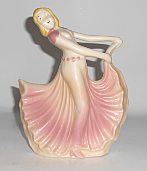 Hull Pottery #955 Dancing Woman Figurine Planter/vase