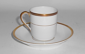 Noritake Porcelain China The Chaumont Demitasse Cup & S