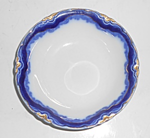Vintage J & G Meakin China Flow Blue #5030 Cereal Bowl