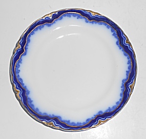 Vintage J & G Meakin China Flow Blue #5030 Bread Plate