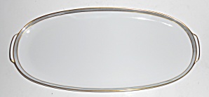 Thomas China Porcelain Helsinki W/gold Sandwich Tray