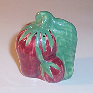 Pacific California Pottery Strawberry Decorated Shaker