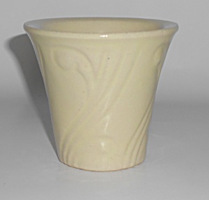 Vintage Pacific Pottery Yellow Art Deco 3.5'' Flower