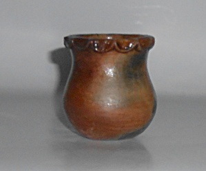 Vintage Navajo Pottery Small Cabinet Vase