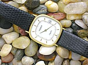 Tissot 14k Gold Men's Dress Wrist Watch . . .