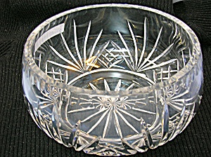 Crystalcut Glass Bowl Heavy Deep Cut . . .