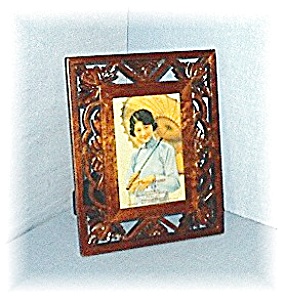 Polished Hardwood Photograph Frame