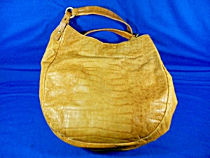Brahmin Croc Leather Poppy Melbourne Handbag