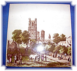 Hand Painted Ely Pottery Tile English