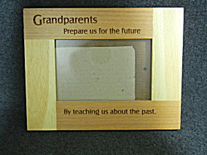 Wooden Frame Grandparents