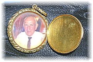 Gold Picture European Picture Locket Ornate Bale