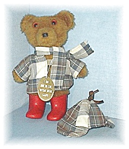 Sherlock Welly Bear Made In Scotland By Laura Grant