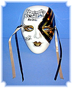 New Orleans Hand Painted Mask By Sally