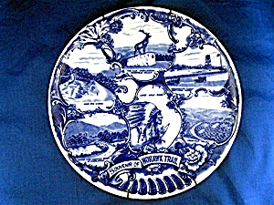 Olde English Staffordshire Ware, Souvenir Of Mohawk Tra