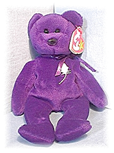 1997 Purple 'princess' Beanie Baby
