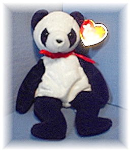 1998 'fortune' Beabie Baby Panda Bear