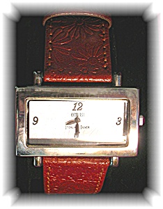Sterling Silver Ecclissi Wristwatch Leather Band