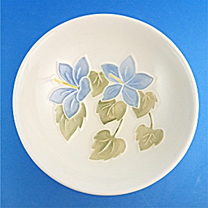 Moorcroft Blue Hibiscus Dish - England