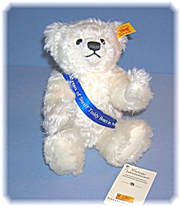 Steiff 100 Years Of Steiff In America White Teddy Bear