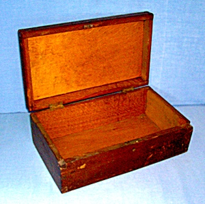 Vintage Walnut Wood Box