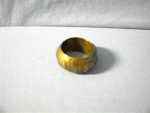 Indian Brass Ornate Napkin Ring.