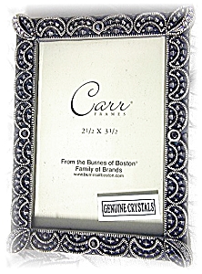 Crystal & Metal Burns Of Boston Picture Frame