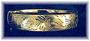 English Gold Filled Bangle Bracelet